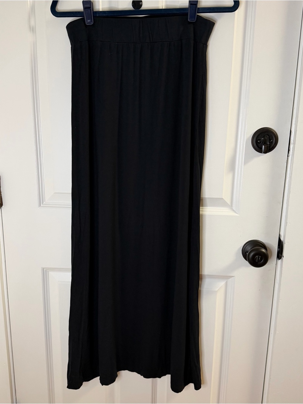J. Crew Factory Classic Black Maxi Skirt